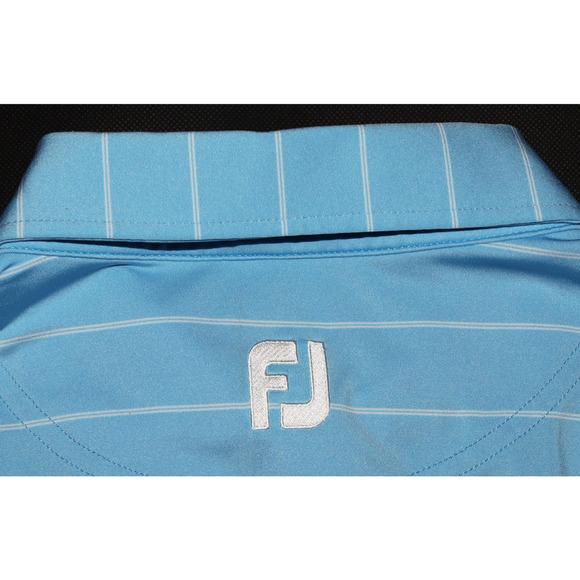 FootJoy "94th New Years" Men's Short Sleeve Golf Polo Striped Shirt Size‎ Medium - Picture 4 of 7